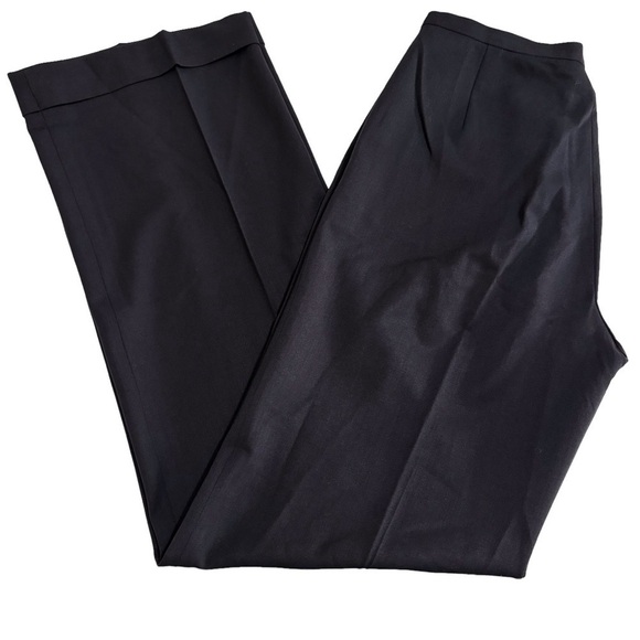 Lafayette 148 Black Stretch Wool Trousers Size 6 - Picture 5 of 10